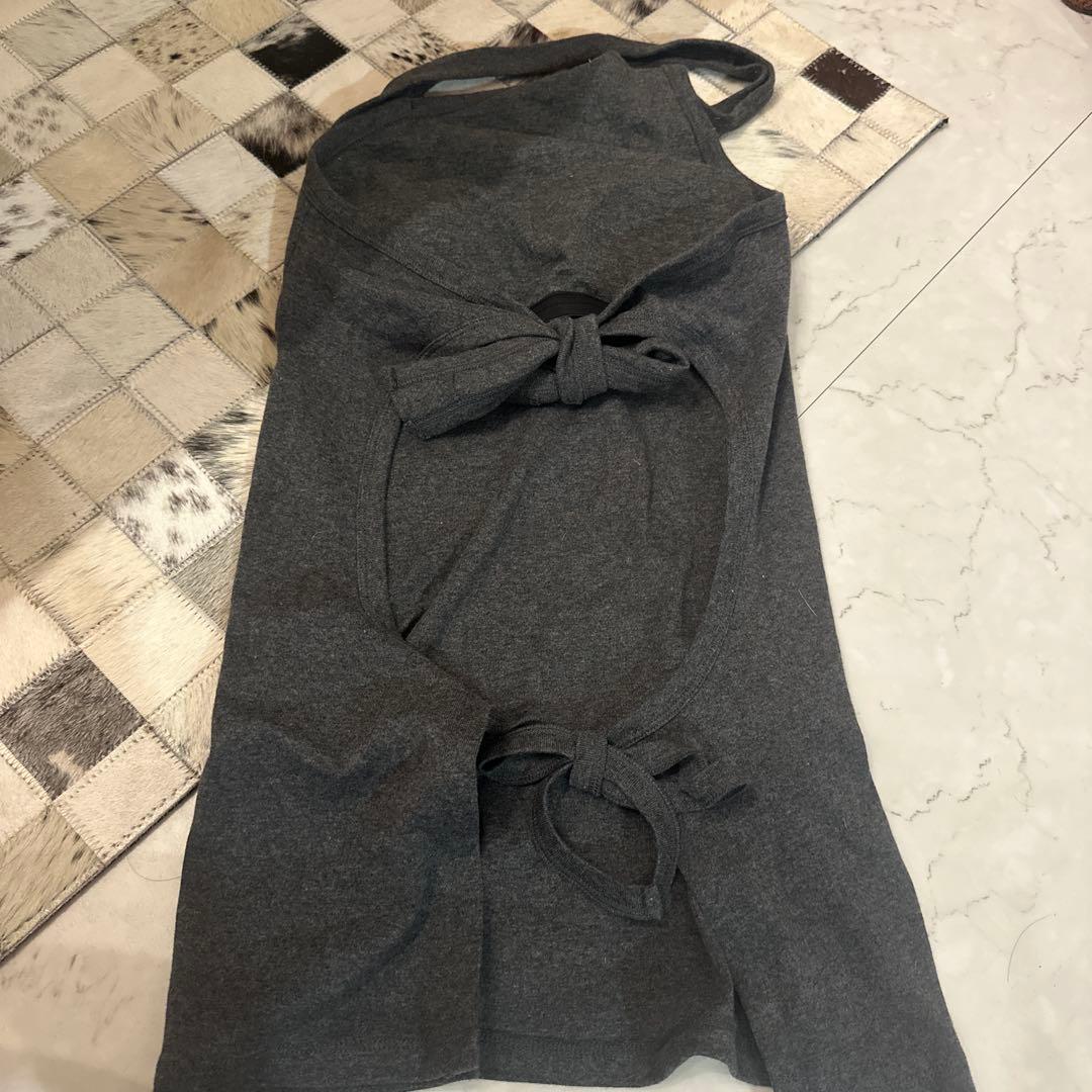 新品 ATTISESSION インナーパット バックタイ ホルターネックトップス