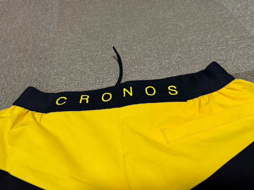 豚屋CRONOS ストライプ水着 イエロー