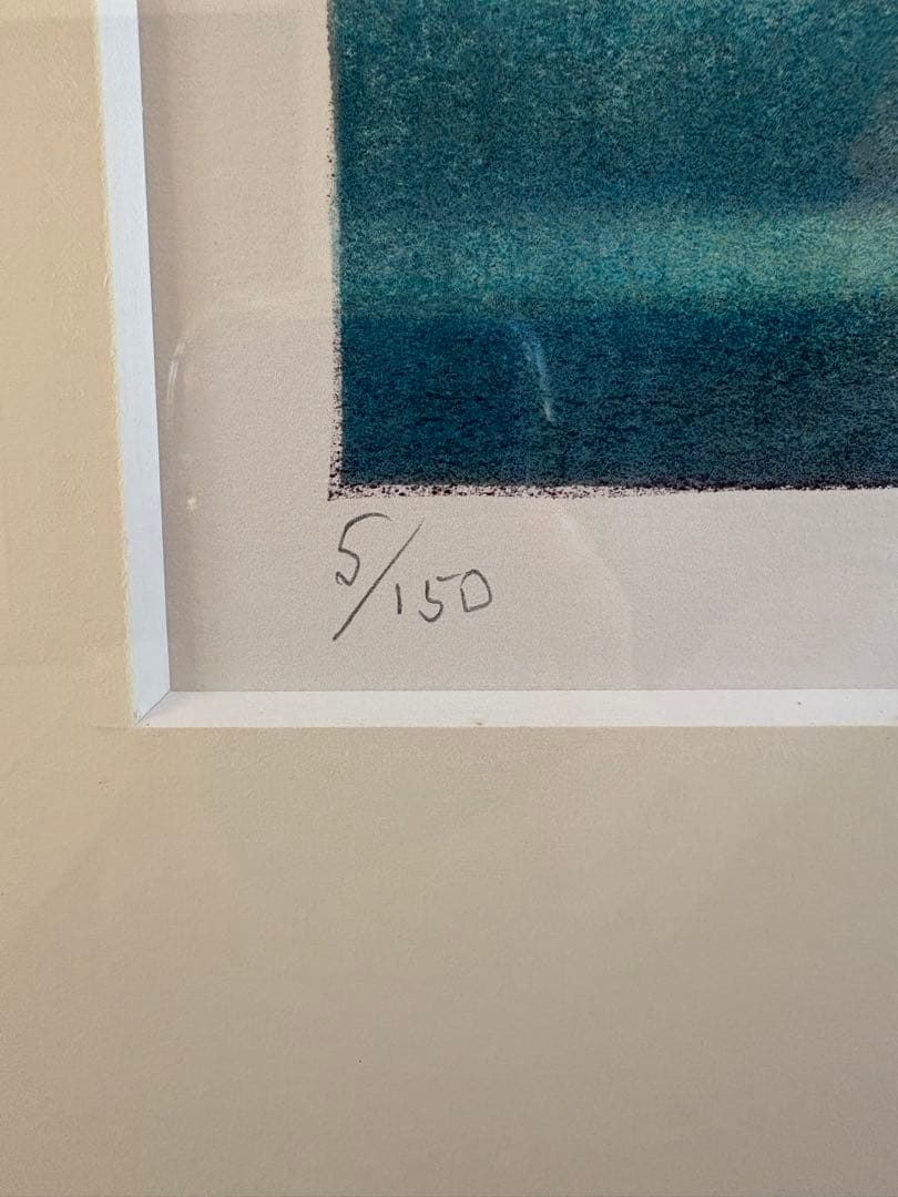 正規証明書付」Louis Toffoli「SOLEIL LEVANT」石版画