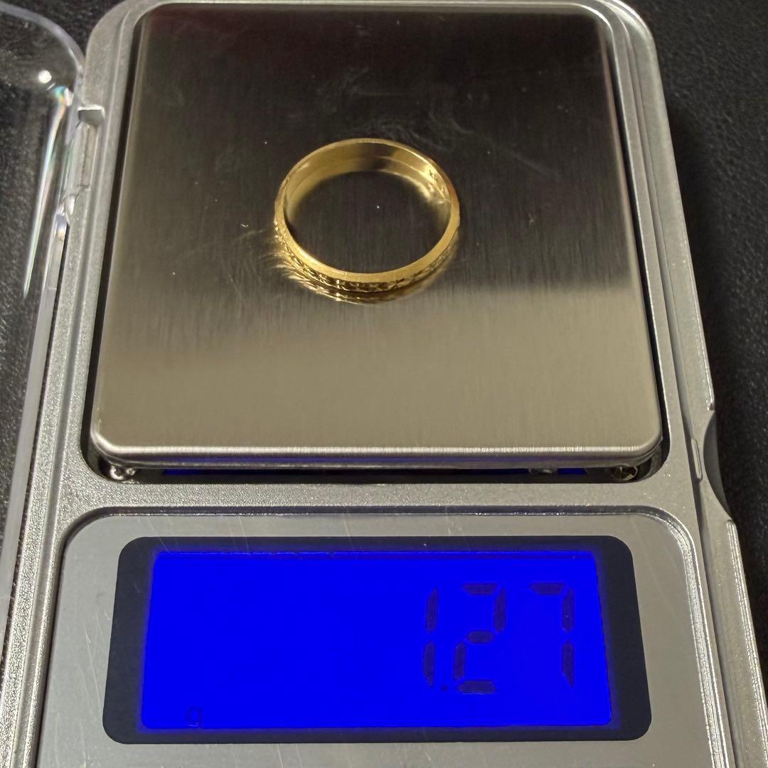 K18YG カットリング 9号