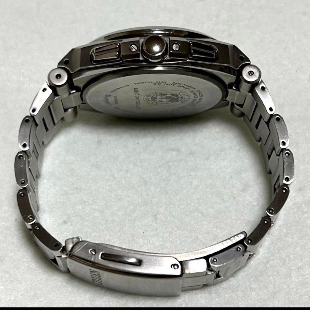 シチズン アテッサ H610-T018050 腕時計 チタン ソーラー電波 黒