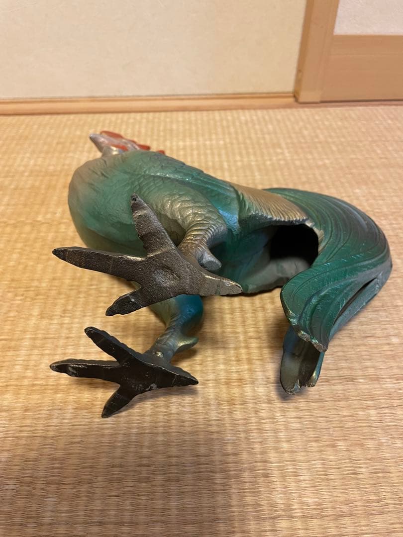 高級】鉄製 ニワトリ 招福 干支 置物 オブジェ 金属工芸