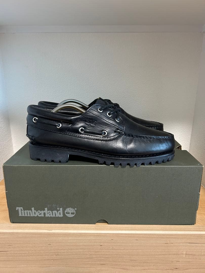 【まとうさん専用】Timberland ブラック モカシン 8.5
