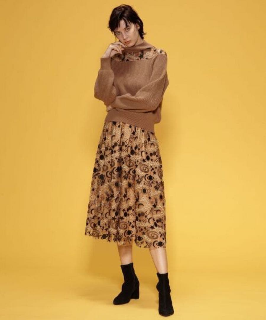 Diagram GRACE CONTINENTAL プラネット刺繍マキシスカート