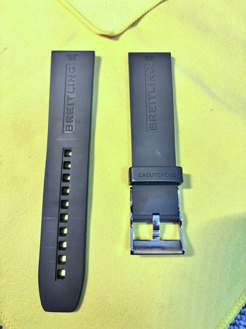 【純正】Breitling ラバーベルトとクロコベルトセット 22-20mm