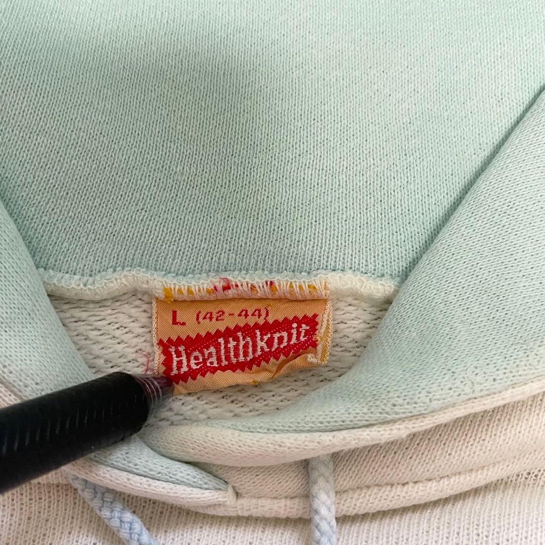50s 60s Healthknit ツートンパーカー ドラポケ フーディ レア