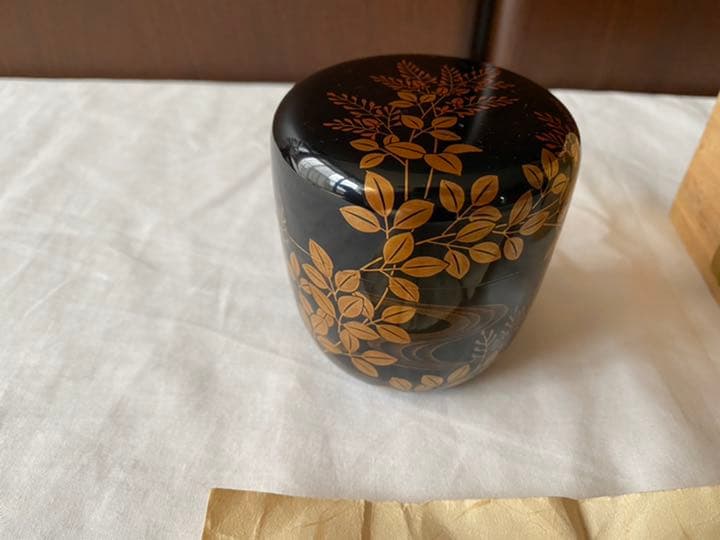 輪島塗 棗  萩蒔絵