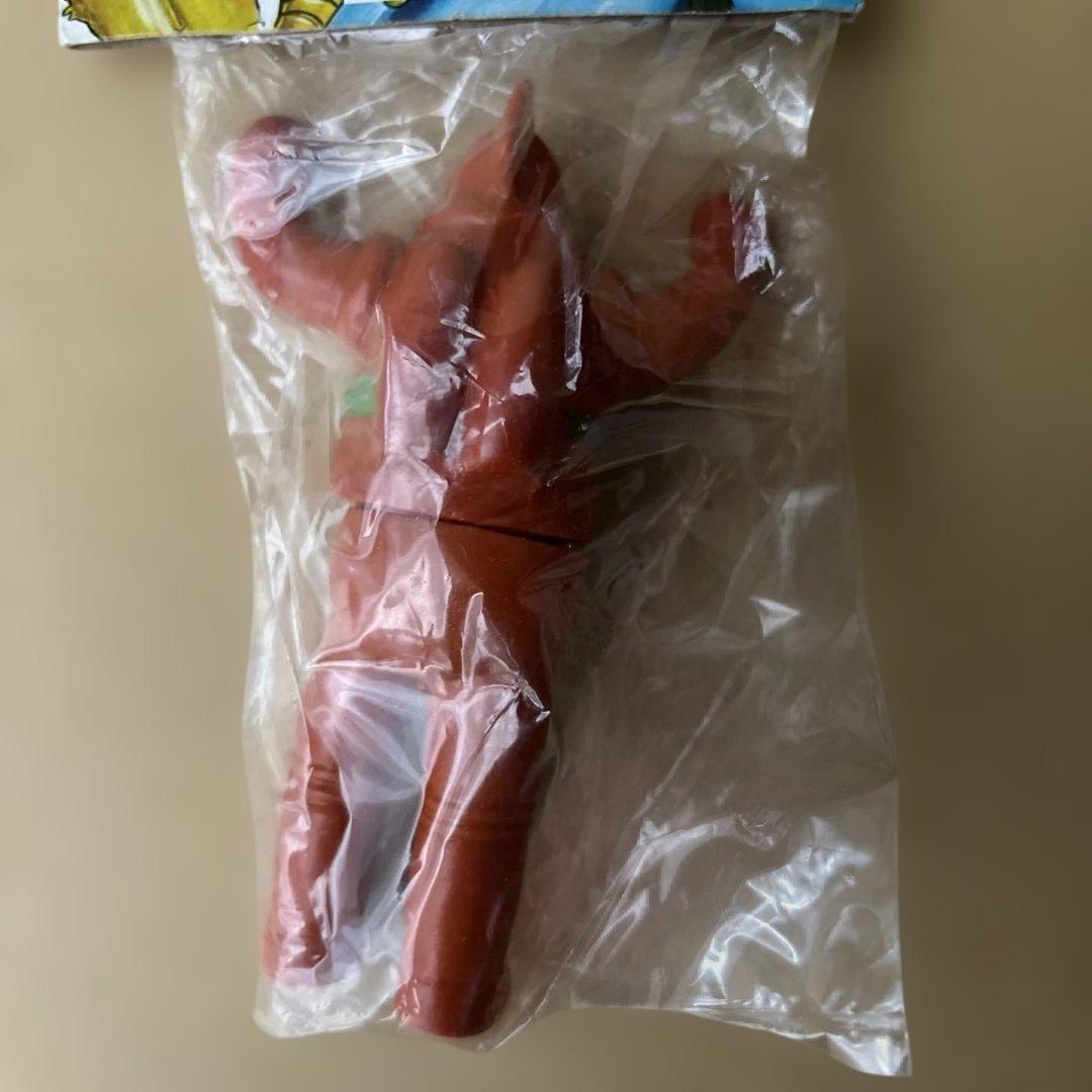 【未開封品】年代物 ブルマァクの怪獣シリーズ 鉄人28号 ソフビ フィギュア ①