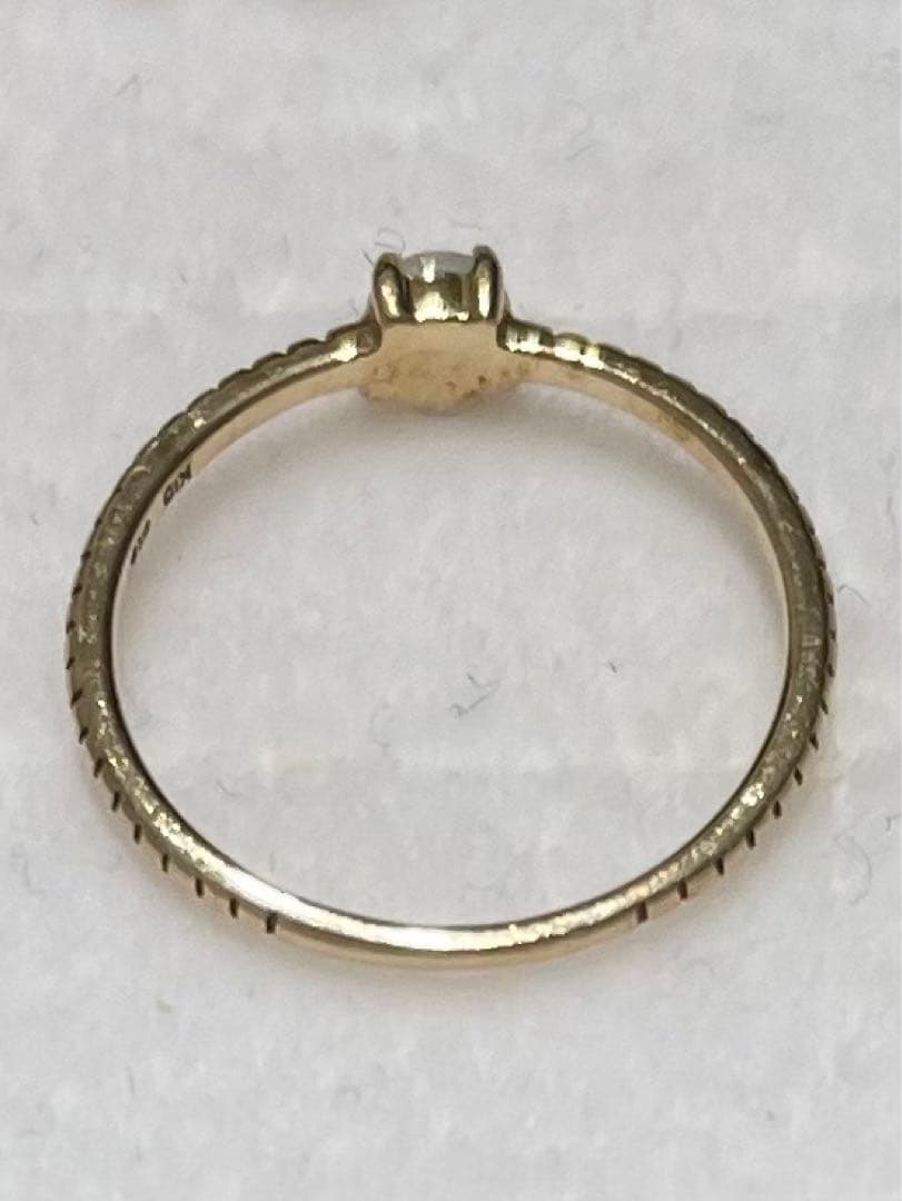 ete K10 オパール リング ピンキーリング　3号　時間限定お値下げ