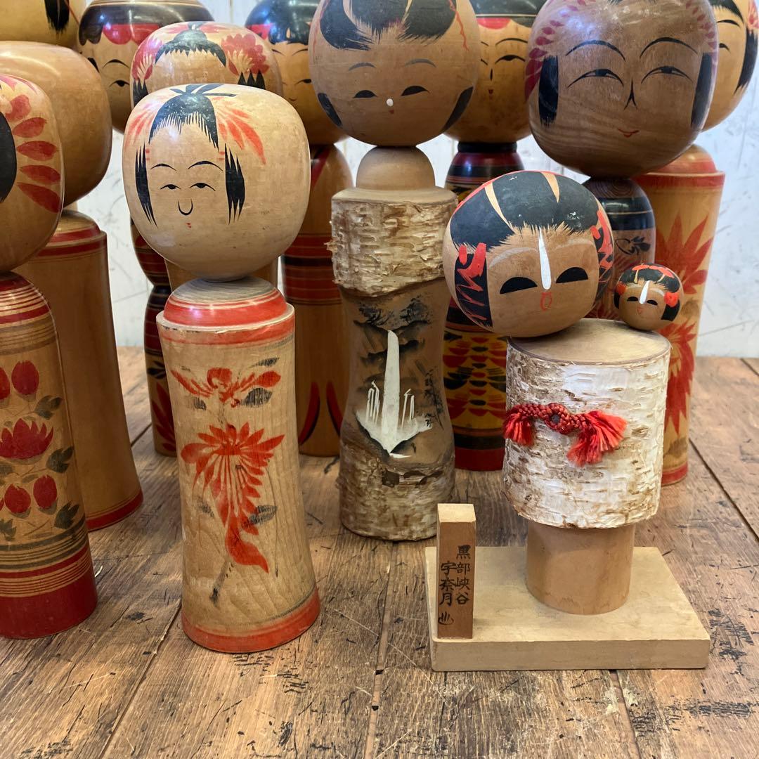 昭和レトロ お土産こけし 創作こけし他 114体まとめて◇郷土玩具工芸品