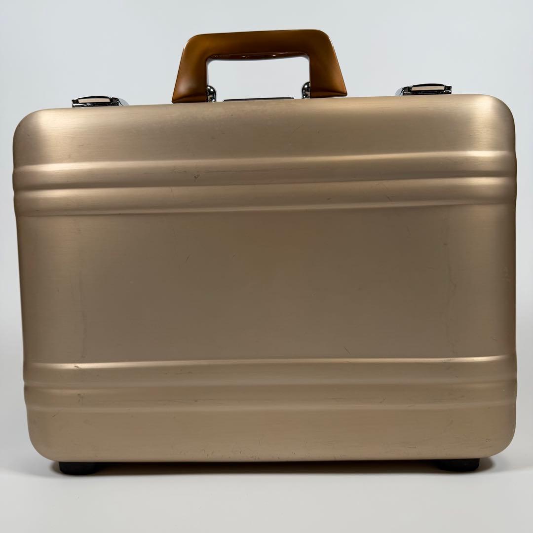 【希少色】ゼロハリバートン　アタッシュケース　ダイヤルロック　シャンパンゴールド