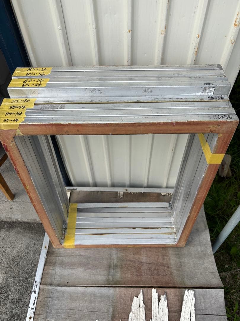 シルクスクリーンフレームセット 46x56, 45x58セット