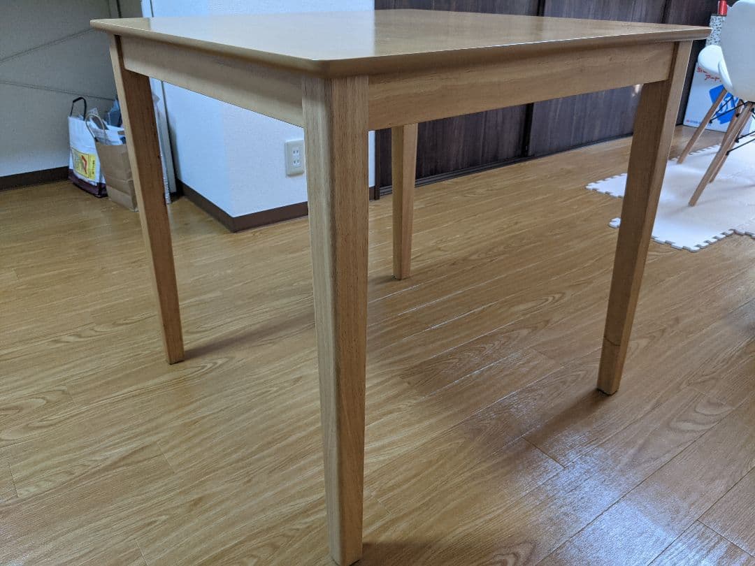 【セット】ナフコ　ダイニングテーブル ＋ 椅子2脚