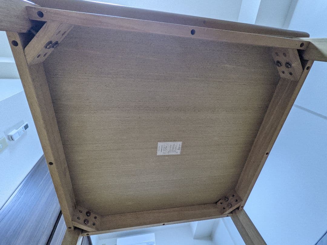 【セット】ナフコ　ダイニングテーブル ＋ 椅子2脚