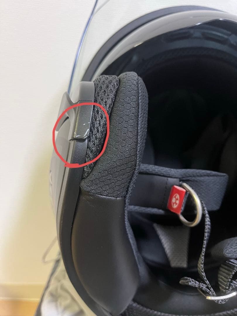 Kabuto EXCEED 2 CYBER XL/XXL フラットブラックレッド