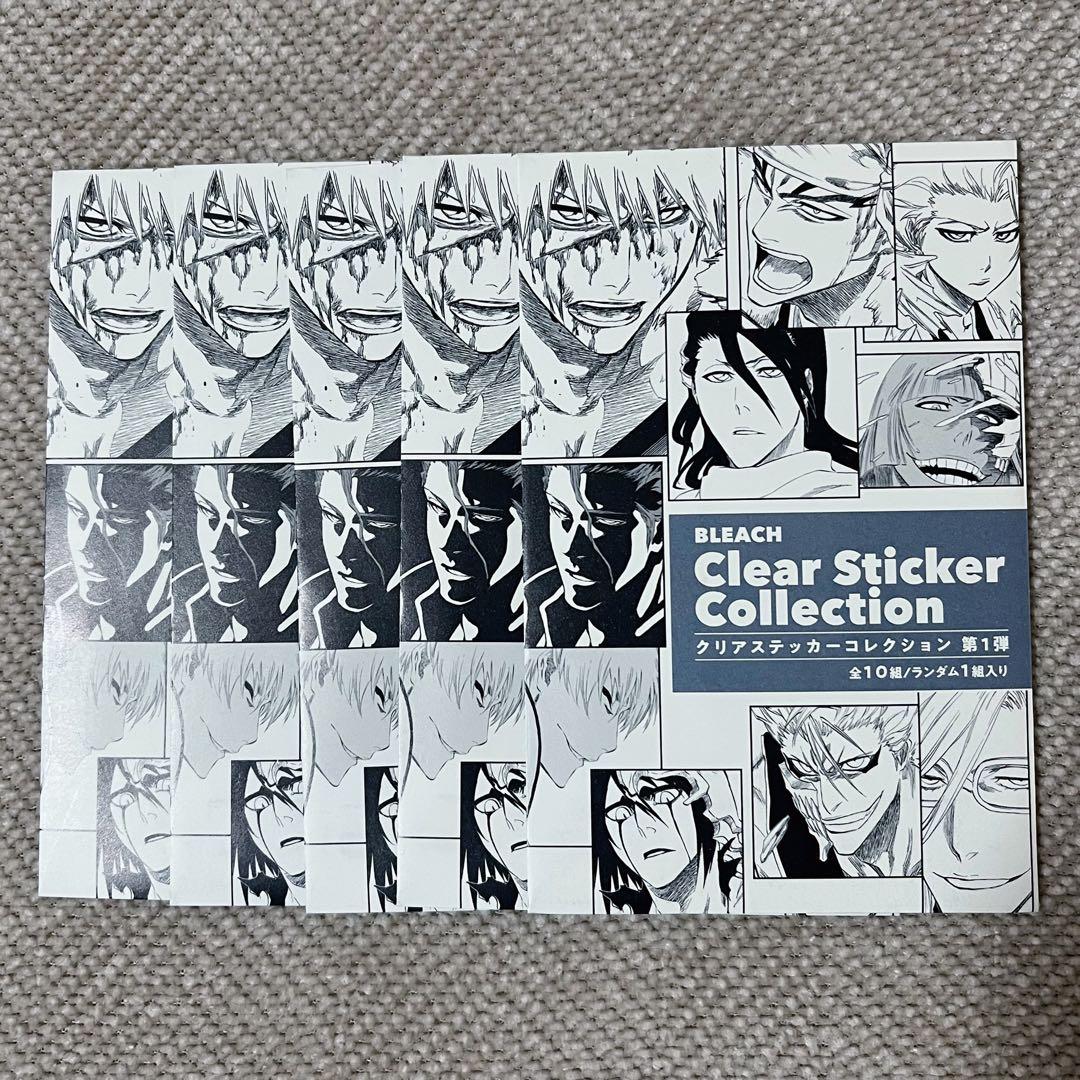 未開封】 BLEACH クリアステッカーコレクション ジャンフェス 5点