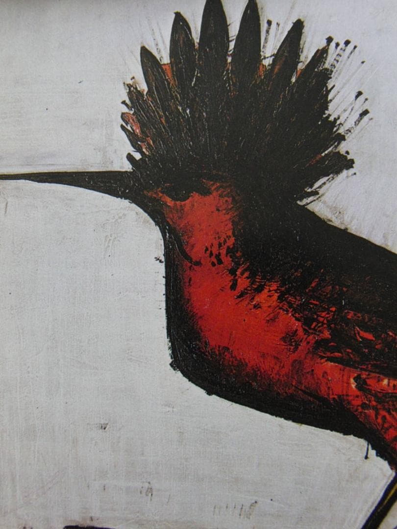 ベルナール・ビュッフェ「LE MUSEUM-La huppe rouge」