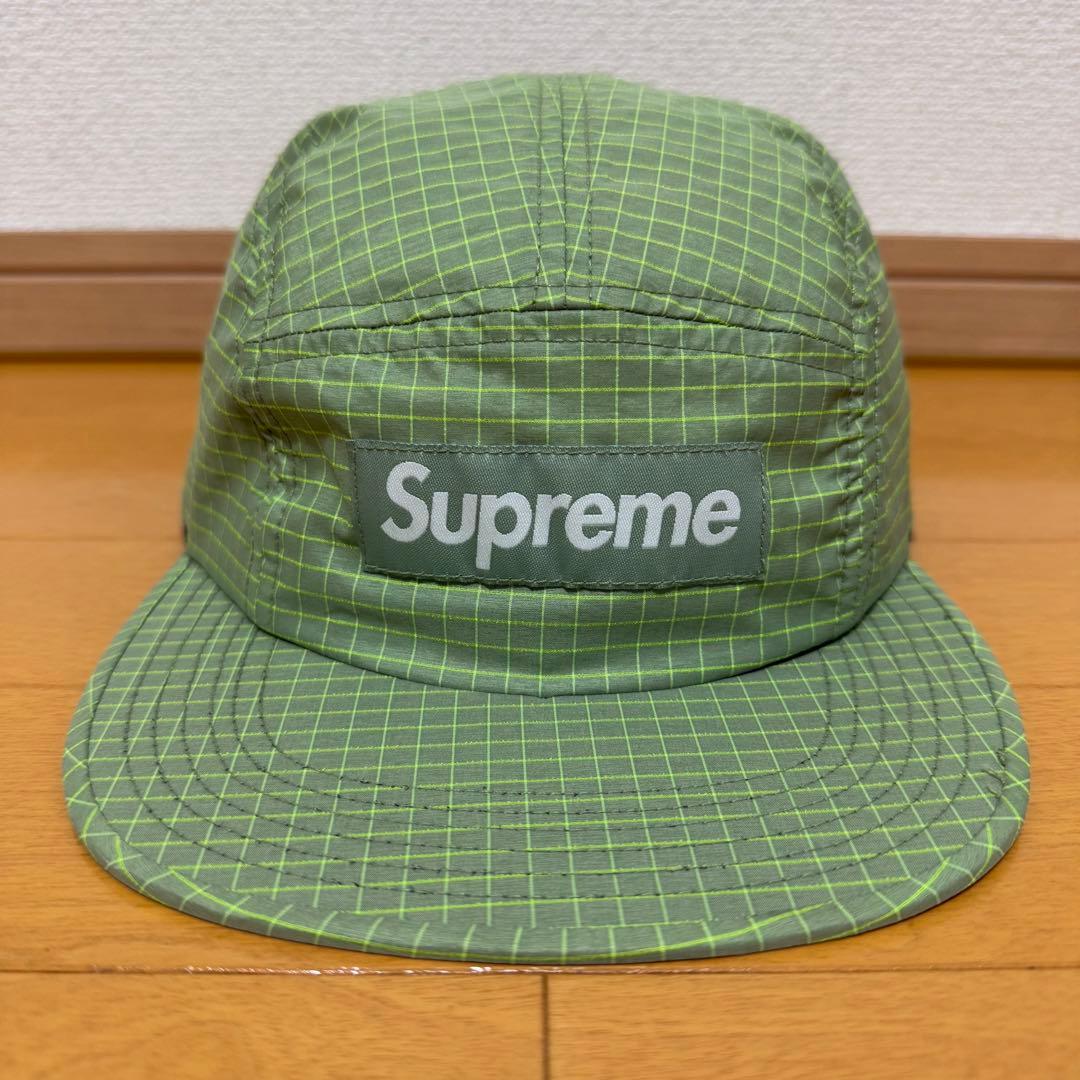 Supreme 2-Tone Ripstop Camp Cap 緑 16ss