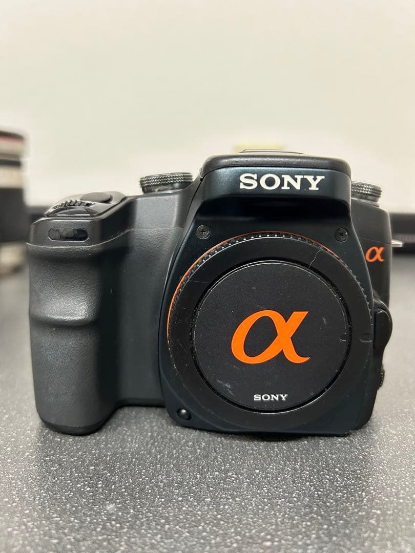 SONY α100 デジタル一眼レフカメラ レンズ4個セット