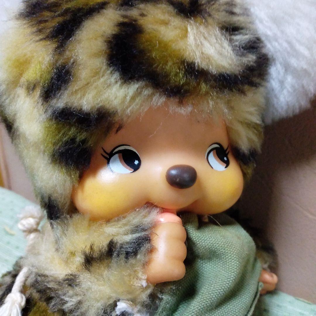 モンチッチ★ヒョウ柄★ぬいぐるみ★レインボー★セキグチ製