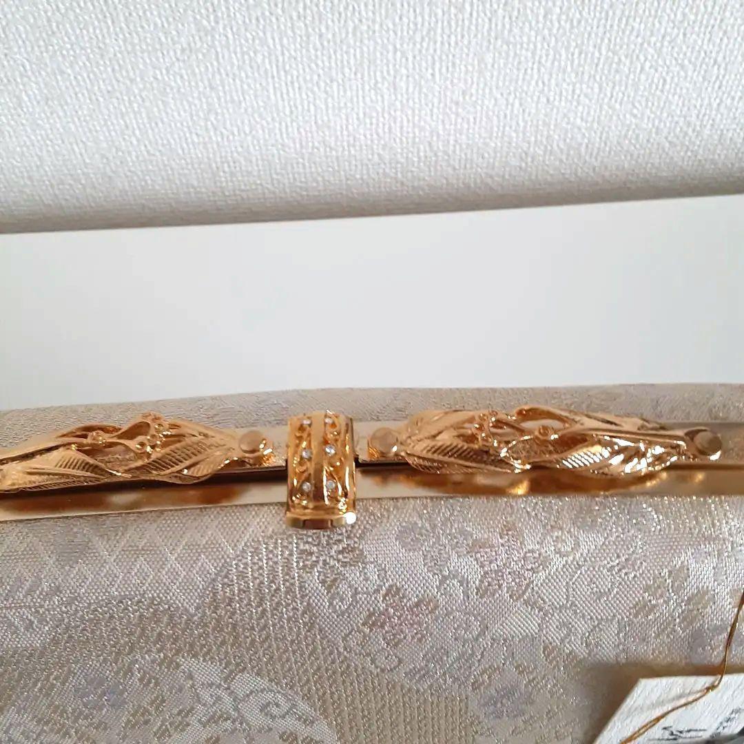 未使用 西陣織 / 印伝 彩織 Pearltone 和装用バッグ