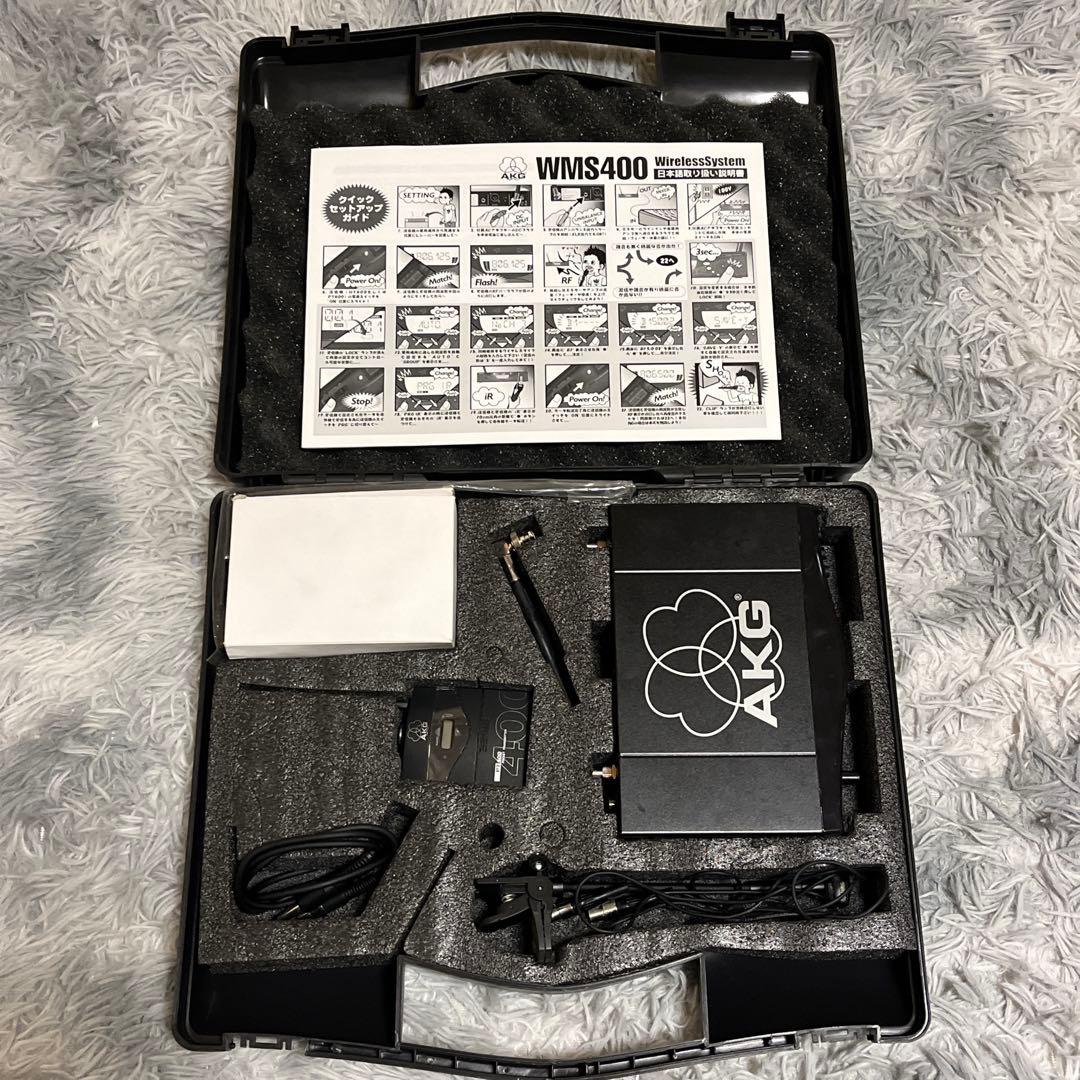 稼働品 AKG C519ML & PT 400 ワイヤレスマイクセット 管楽器用