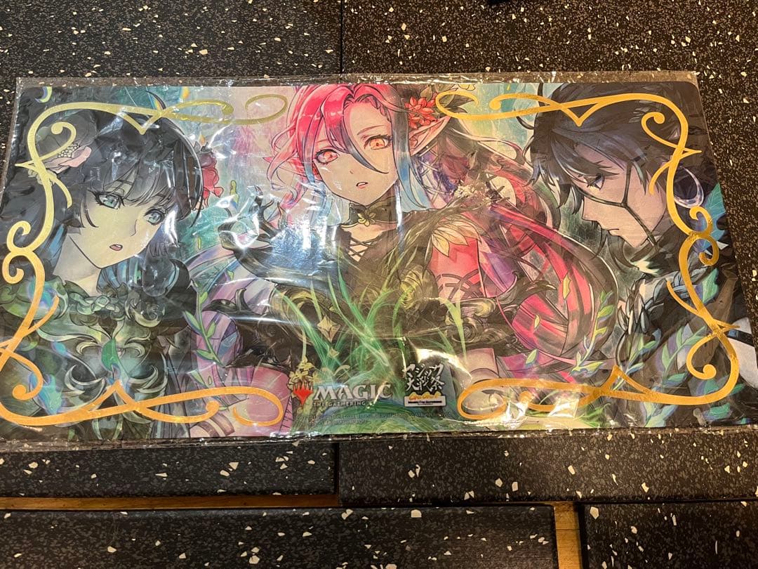 プレイマットマジック大戦祭箔押し版ラノワールのエルフ
