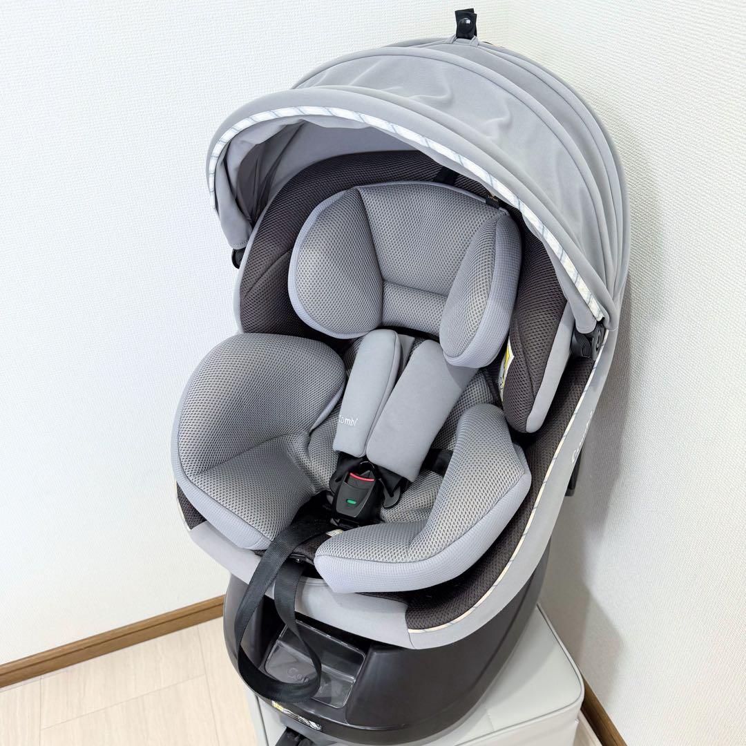 美品】コンビ クルムーヴスマート JN-550 シートベルト固定 コンビ