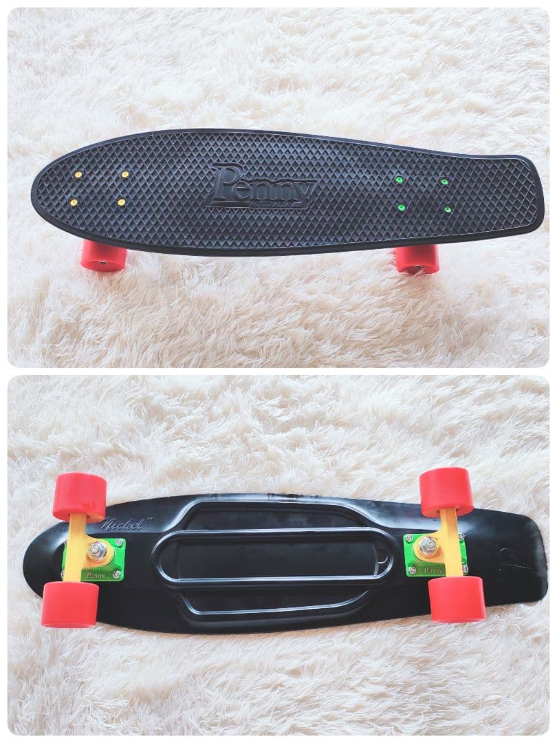 【美品】Penny ペニー スケートボード ラスタカラー スケボー 27インチ