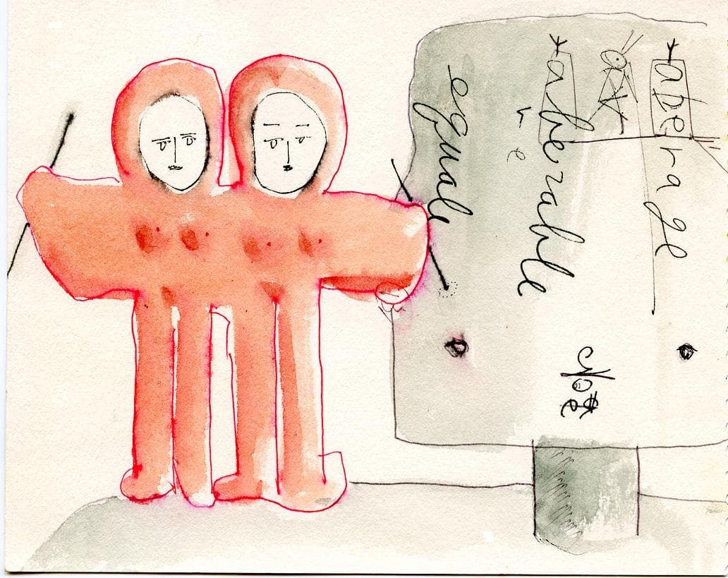 絵　（コンガラガッタ赤い糸）