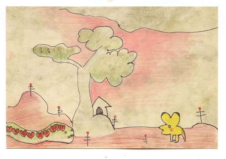 絵　（コンガラガッタ赤い糸）