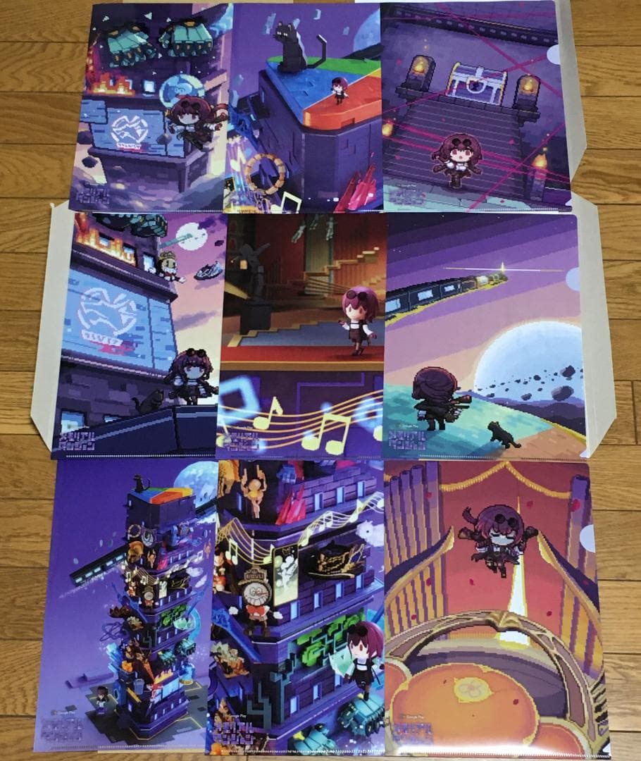 崩壊スターレイル スタレ クリアファイル×9枚 メモリアルダンジョン