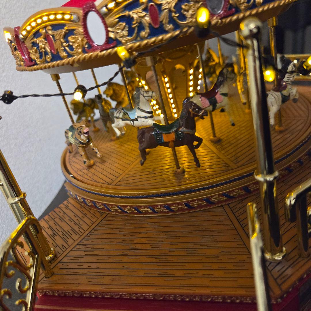 【完動品】ミスタークリスマス　カルーセル　ゴールドラベル　メリーゴーランド