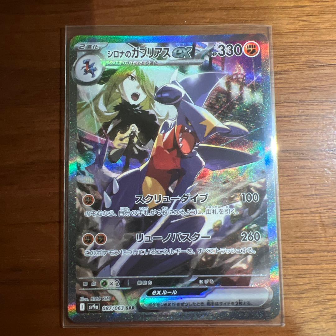 ポケモンカード シロナのガブリアスex SAR