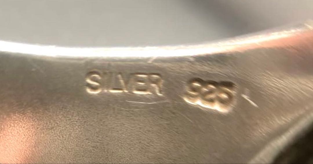 Rinrin。 様　　アガットロゴ刻印シルバーリング 10.5号925 オニキス