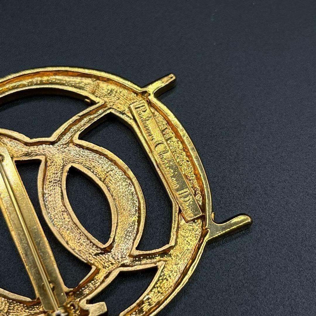 美品 4215 Christian Dior ディオール 旧ロゴ ブローチ - メルカリ
