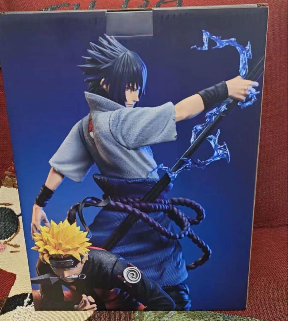 ナルト うずまきナルト うちはサスケ ガレージキット スタチュー塗装済み完成品