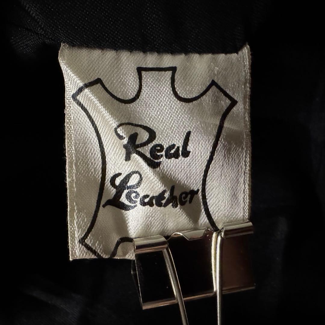 希少】ライダースジャケット L フリンジ ギミック ペイント コンチョ