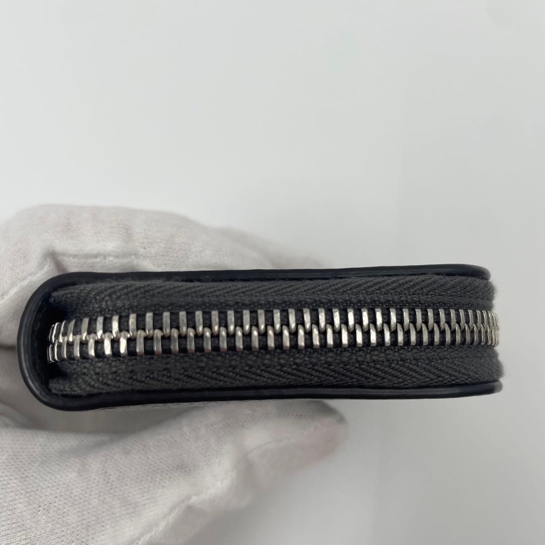 【✨未使用】 フェラガモ ケース ダブルガンチーニ ラウンドジップ シボ革