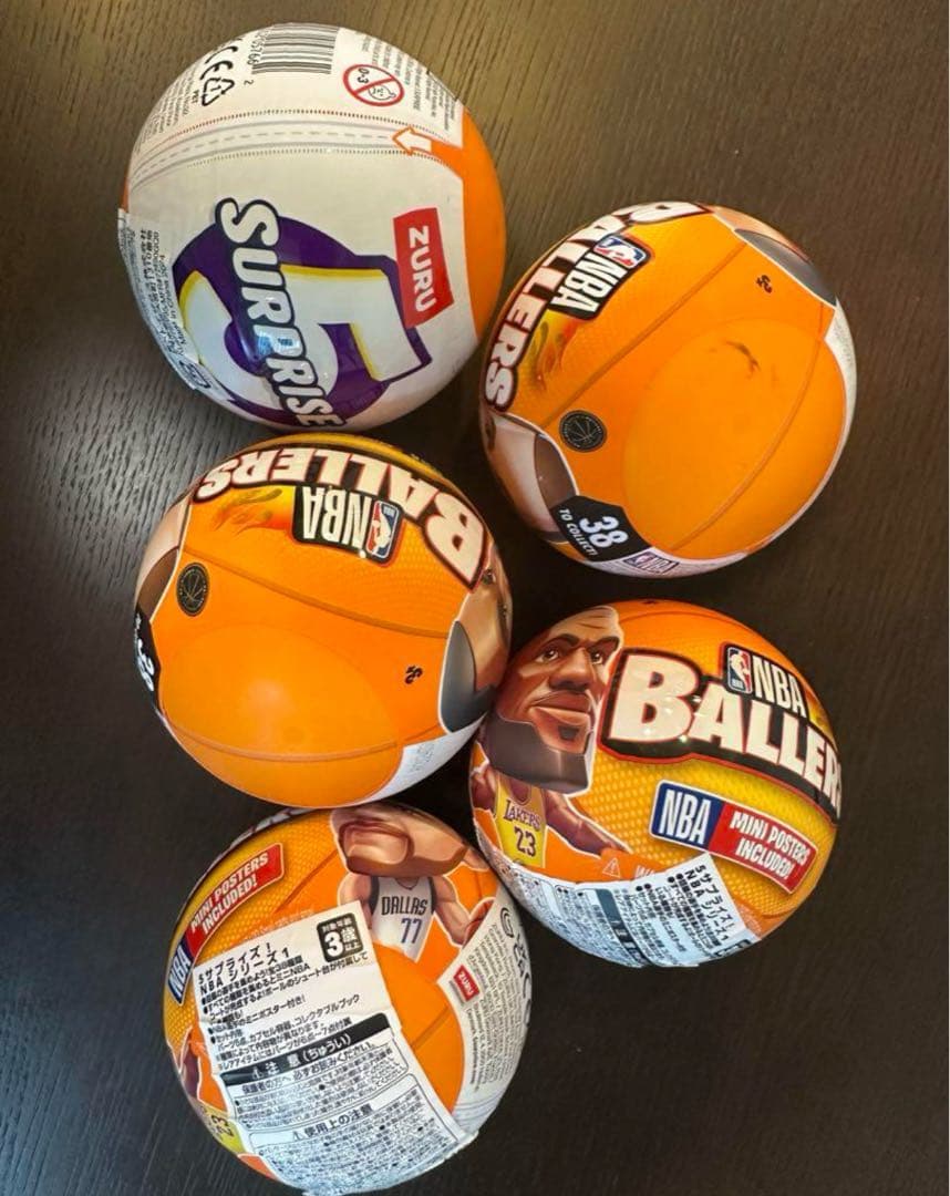 NBA BALLERS サプライズボール 5個セット