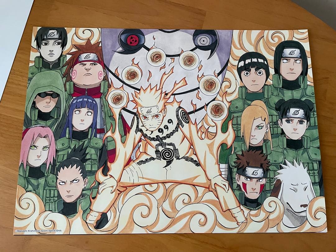 ナルト イラストポスターコレクション 8枚セット ジャンプ展 NARUTO