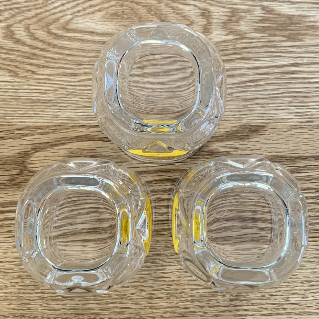 サントリー ウイスキー 角瓶 角ハイボール 亀甲グラス 3個 未使用品