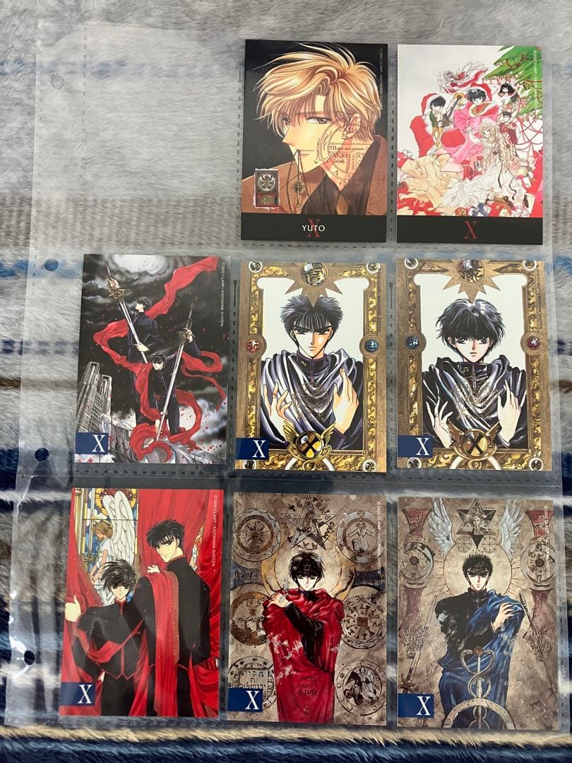CLAMP X 原作 トレーディングカード まとめ売り88枚 カードホルダー