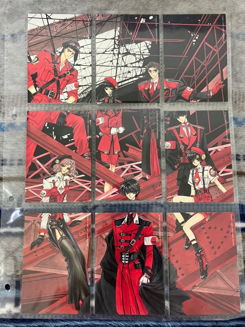 CLAMP X 原作 トレーディングカード まとめ売り88枚 カードホルダー