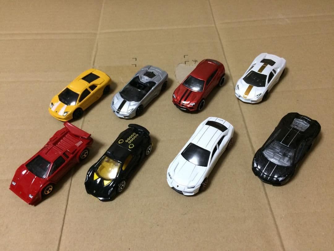 全16種コンプ]トミカ+HWランボルギーニセット