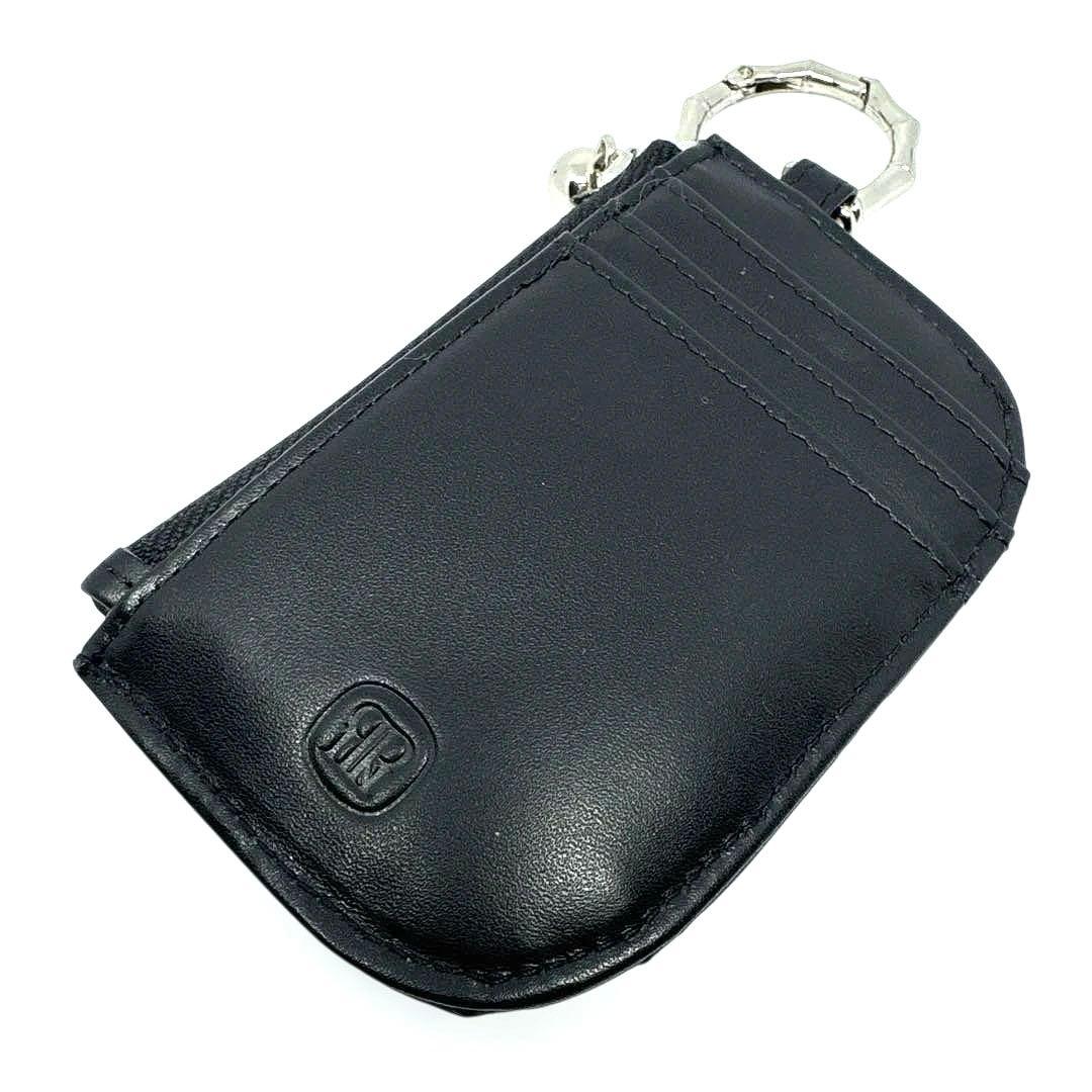 【新品】イアパピヨネ キルティングカードケース ブラック