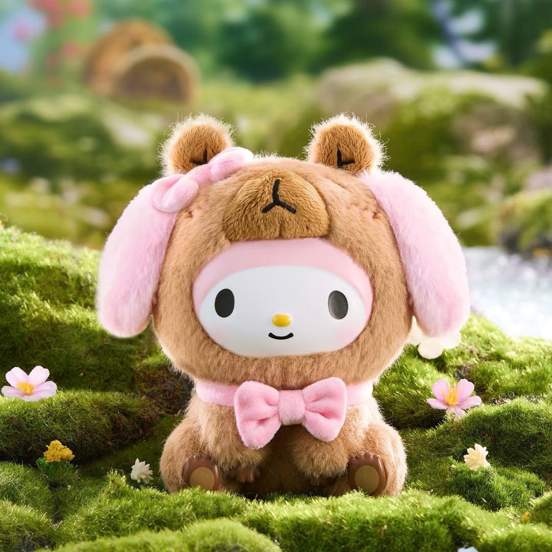 未開封品　MINISO サンリオ　カピバラ　ぬいぐるみチャーム　6点セット