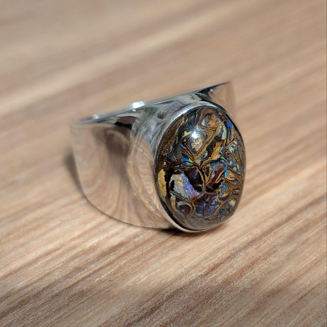 ピクチャーオパール シルバー リング