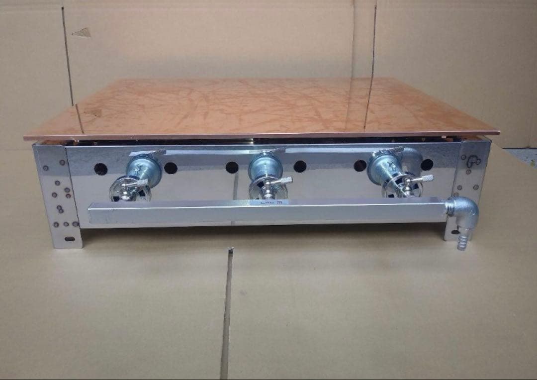 銅製グリルプレート 3バルブ　どら焼き