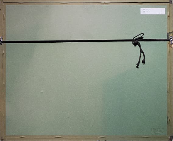 中島千波 【岩根絞椿】 リトグラフ